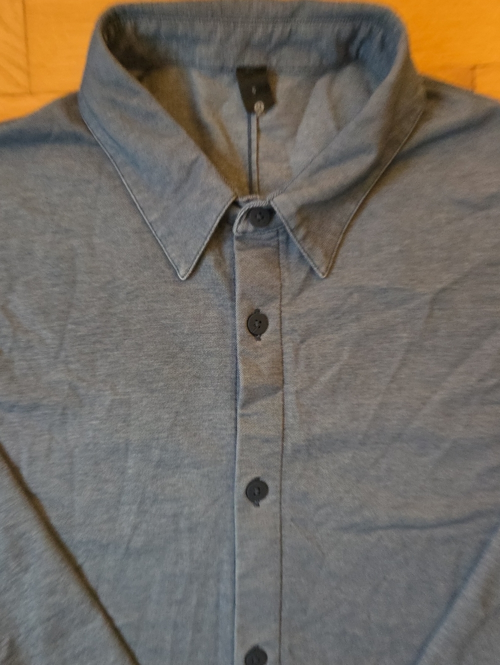 Lululemon Commission Long Sleeve Button Down Shirt Blue S